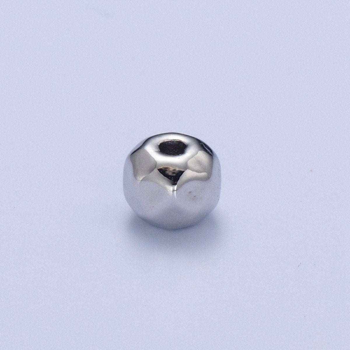 Pieces Pack 3.4X4mm Geometric Round Spacer Beads Jewelry Making Component in Silver & Gold B-049 W-936