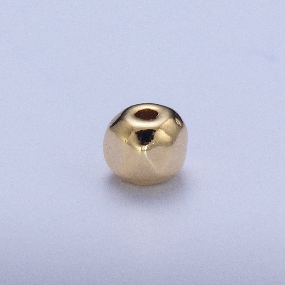 Pieces Pack 3.4X4mm Geometric Round Spacer Beads Jewelry Making Component in Silver & Gold B-049 W-936
