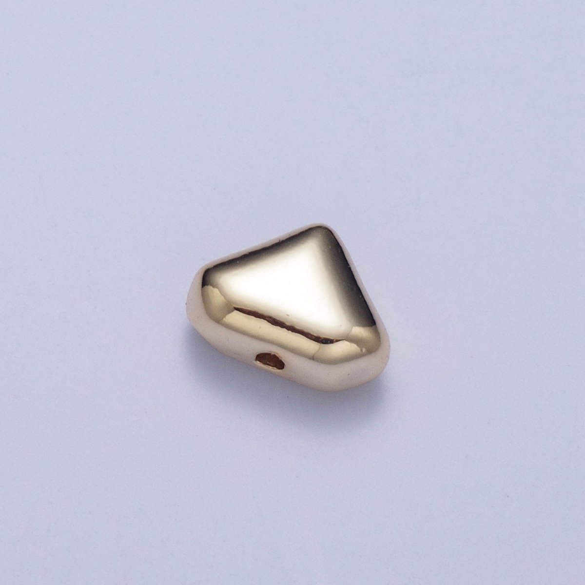 Pieces Pack 5.4mm Mini Triangle Spacer Beads Jewelry Component in Gold & Silver B-070 B-074