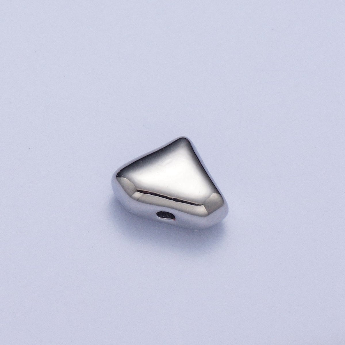 Pieces Pack 5.4mm Mini Triangle Spacer Beads Jewelry Component in Gold & Silver B-070 B-074