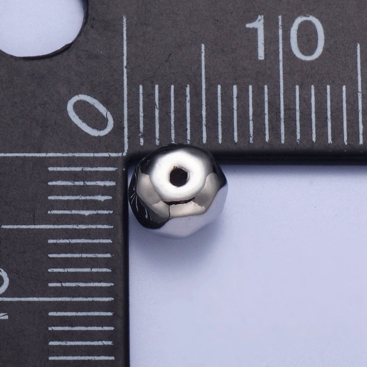 Pieces Pack Abstract 6.4x7.7mm Geometric Spacer Bead Jewelry Findings in Silver & Gold B-096 B-128