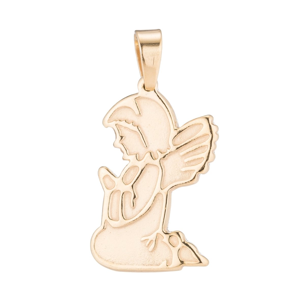 Praying Angel, Guardian Angel, Pray daughter, Protection, Heaven Necklace Pendant Charm Bead Bails Findings for Jewelry Making J-515