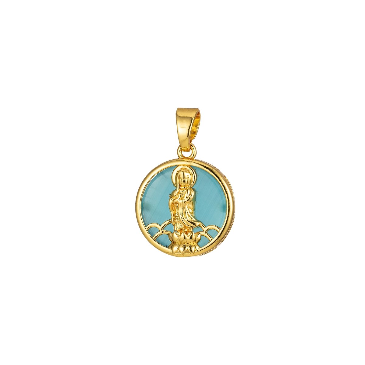 Quan Yin Pendant Buddha Kuan Yin Dainty Religious Charm J-296~J-300