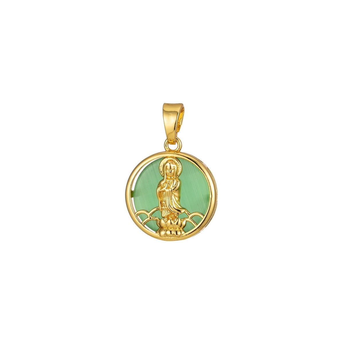 Quan Yin Pendant Buddha Kuan Yin Dainty Religious Charm J-296~J-300