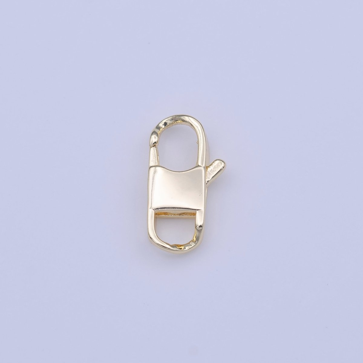Rectangular Double Sided 14.5mm Lobster Clasps Jewelry Supply Closure in Gold & Silver | K-268 K-288