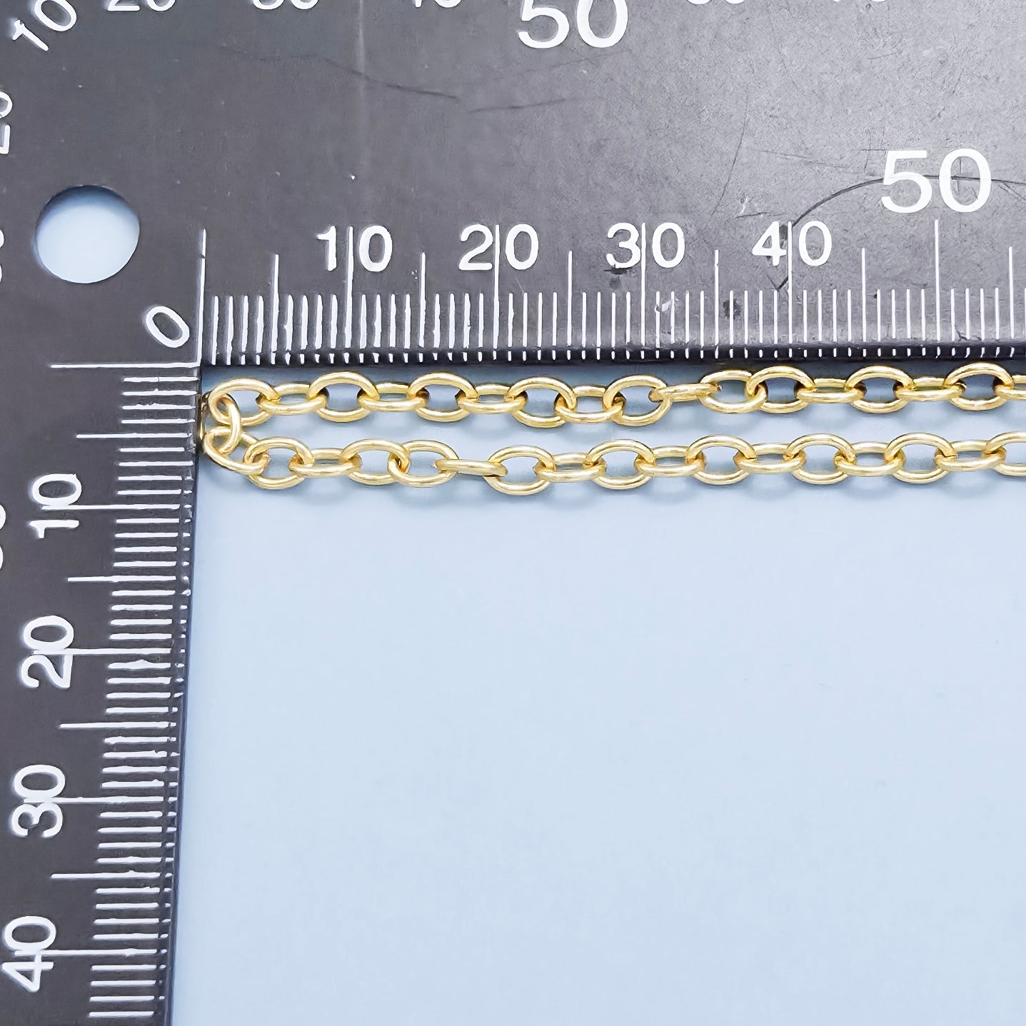 24K Gold Filled Rolo Link Chain, 5X4mm Rolo Chain, Dainty Rolo Chain by Yard, Rolo Chain For Jewelry Making, Necklace, Bracelet, Anklet Supply Component |  ROLL-191 Clearance Pricing