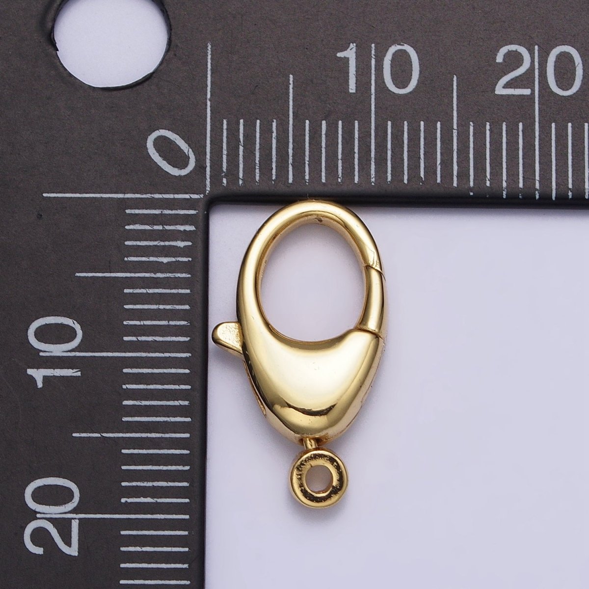 Rounded Oval Lobster Clasps Jewelry Making Closure Supply In Gold & Silver | Z-133 Z-134