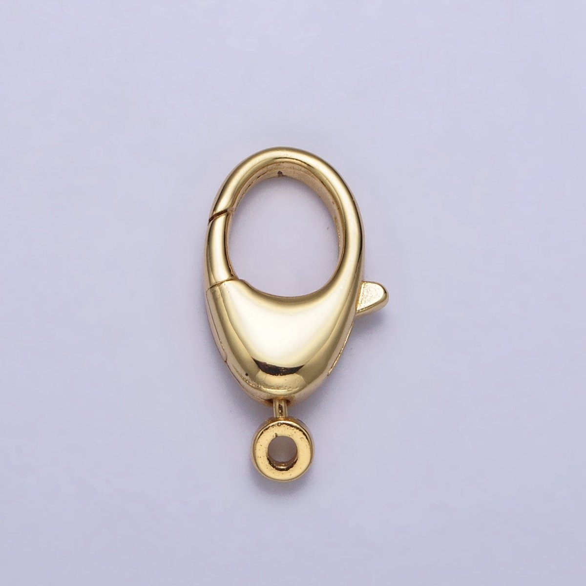 Rounded Oval Lobster Clasps Jewelry Making Closure Supply In Gold & Silver | Z-133 Z-134