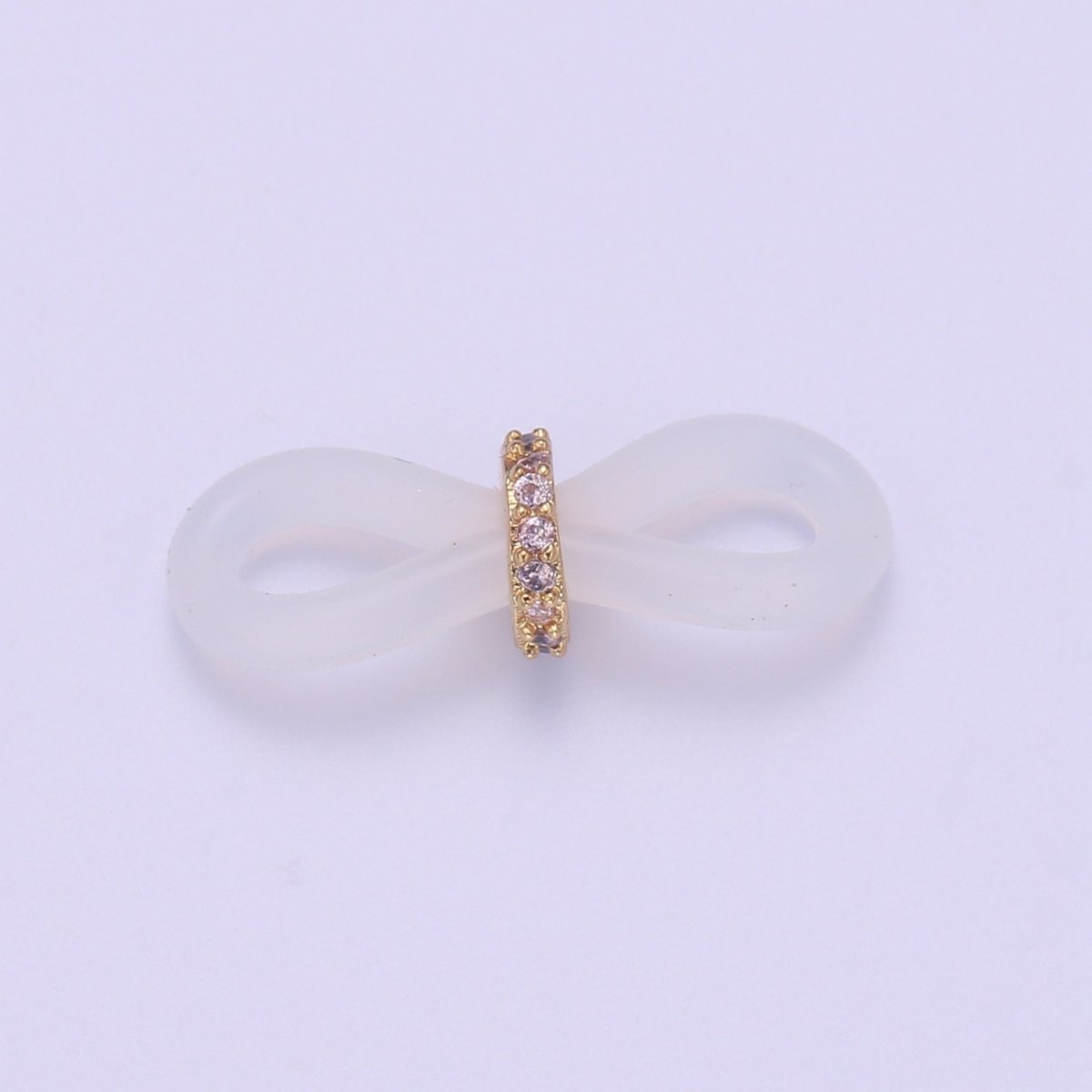 Rubber parts with Adjustable Cz Beads, Rubber Ends for Facemask Eyewear holder, One Pair of Rubber Grips, Replacement parts / One Pair L-238~L-253
