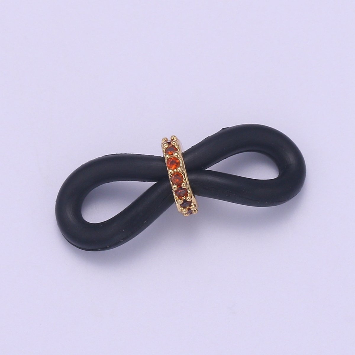 Rubber parts with Adjustable Cz Beads, Rubber Ends for Facemask Eyewear holder, One Pair of Rubber Grips, Replacement parts / One Pair L-238~L-253