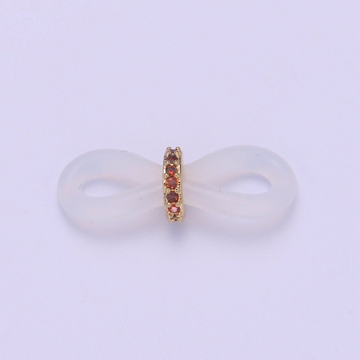 Rubber parts with Adjustable Cz Beads, Rubber Ends for Facemask Eyewear holder, One Pair of Rubber Grips, Replacement parts / One Pair L-238~L-253