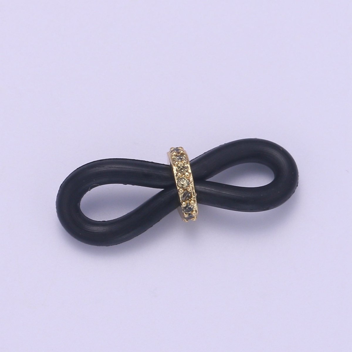 Rubber parts with Adjustable Cz Beads, Rubber Ends for Facemask Eyewear holder, One Pair of Rubber Grips, Replacement parts / One Pair L-238~L-253