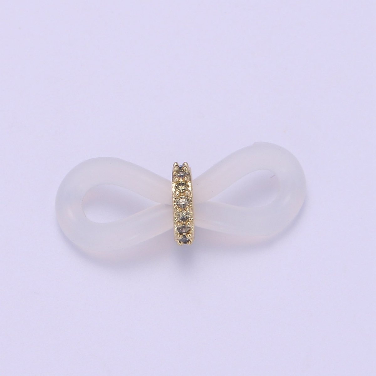 Rubber parts with Adjustable Cz Beads, Rubber Ends for Facemask Eyewear holder, One Pair of Rubber Grips, Replacement parts / One Pair L-238~L-253