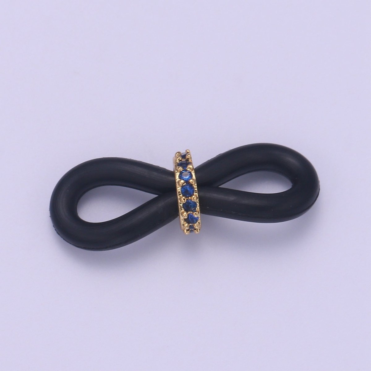 Rubber parts with Adjustable Cz Beads, Rubber Ends for Facemask Eyewear holder, One Pair of Rubber Grips, Replacement parts / One Pair L-238~L-253