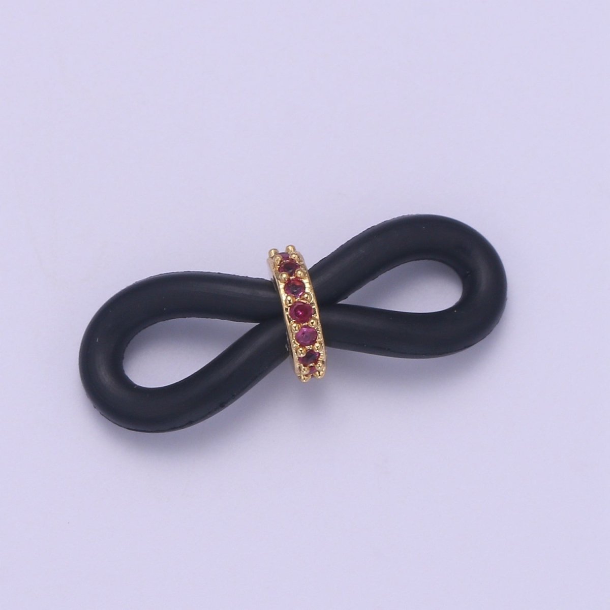Rubber parts with Adjustable Cz Beads, Rubber Ends for Facemask Eyewear holder, One Pair of Rubber Grips, Replacement parts / One Pair L-238~L-253
