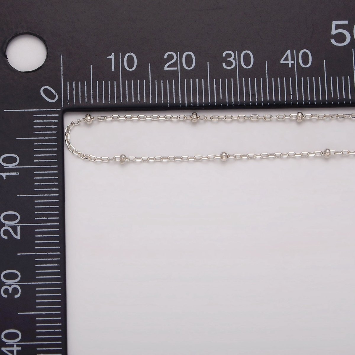 S925 Sterling Silver 1.5mm Satellite Cable Unfinished Chain For Jewelry Making | ROLL-1480 - DLUXCA