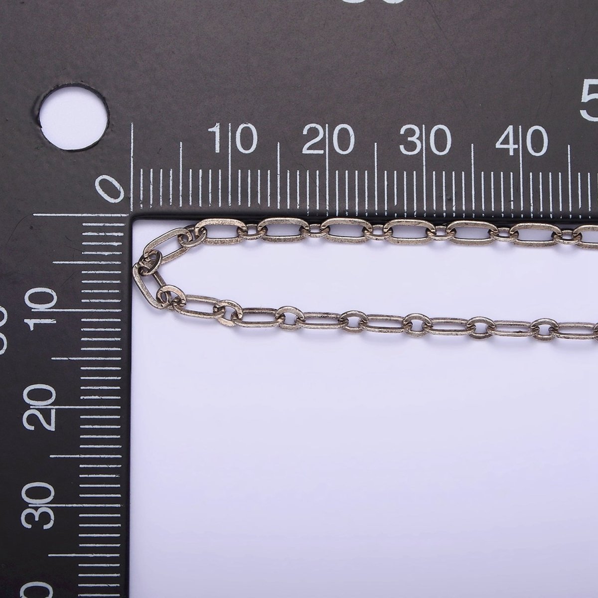 S925 Sterling Silver 2.7mm Paperclip Cable Link 15.5 Inch Choker Chain Necklace | WA-1968 Clearance Pricing