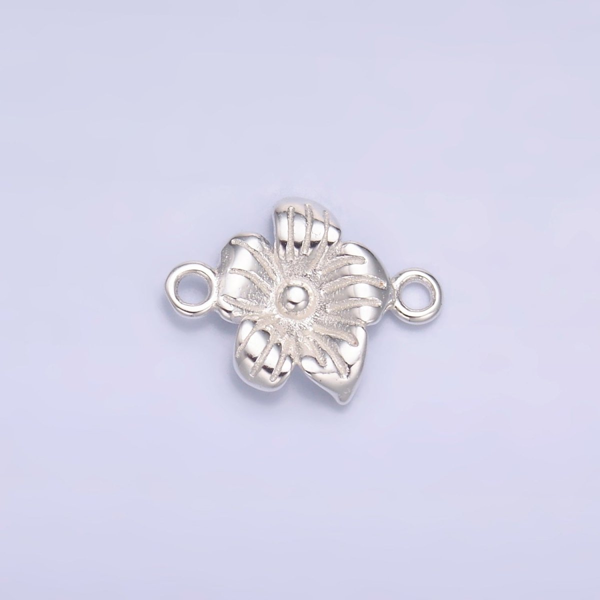 S925 Sterling Silver Flower Nature Connector in Gold & Silver | SL-611