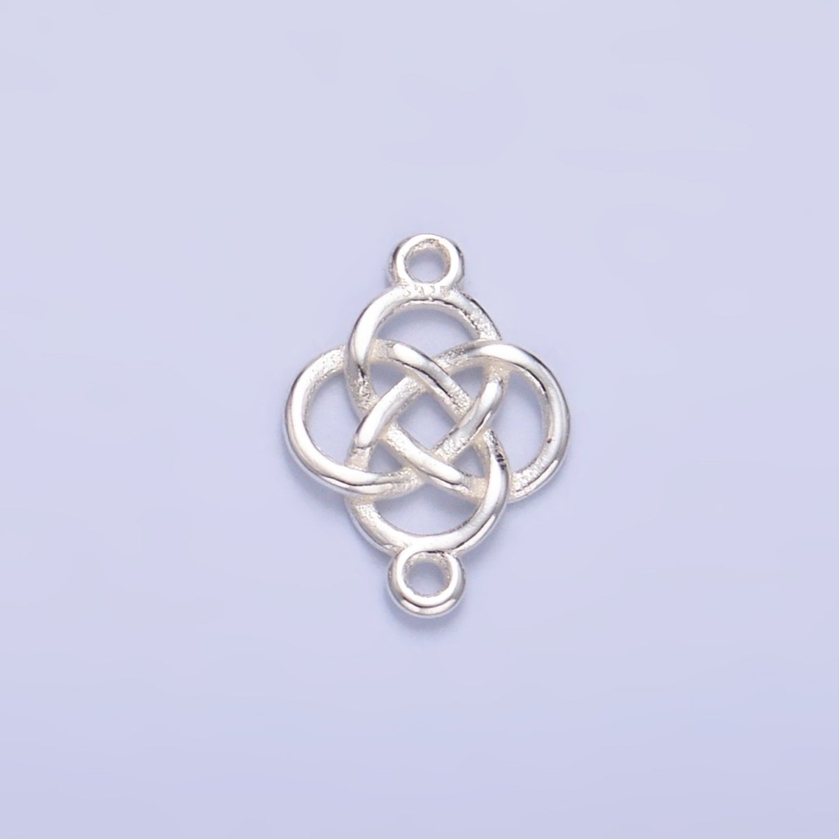 S925 Sterling Silver Geometric Filigree Flower Connector in Gold & Silver | SL-569