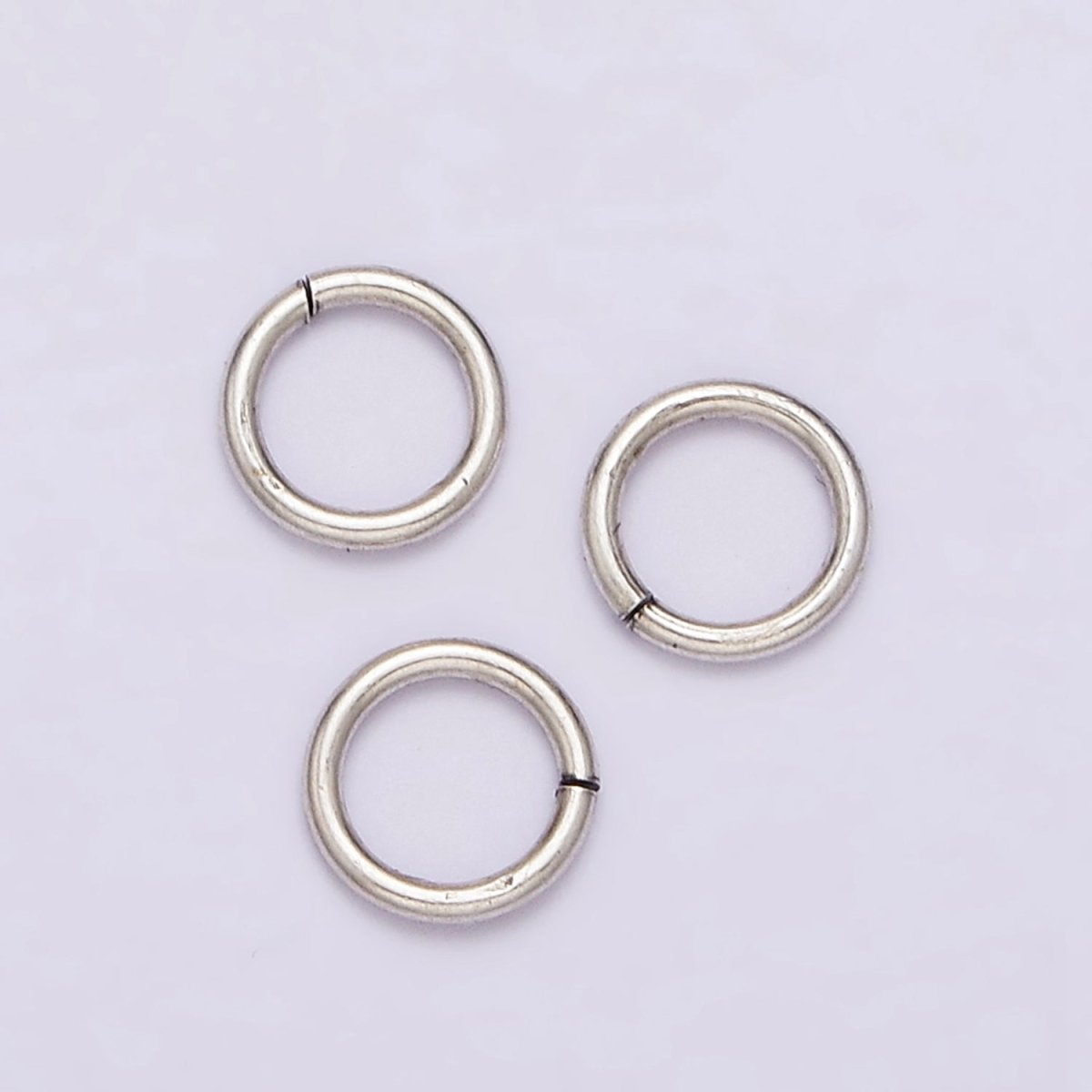 S925 Sterling Silver Open Jump Rings 3mm, 4mm, 5mm, 6mm SL-348 SL-349 SL-350 SL-351 SL-352