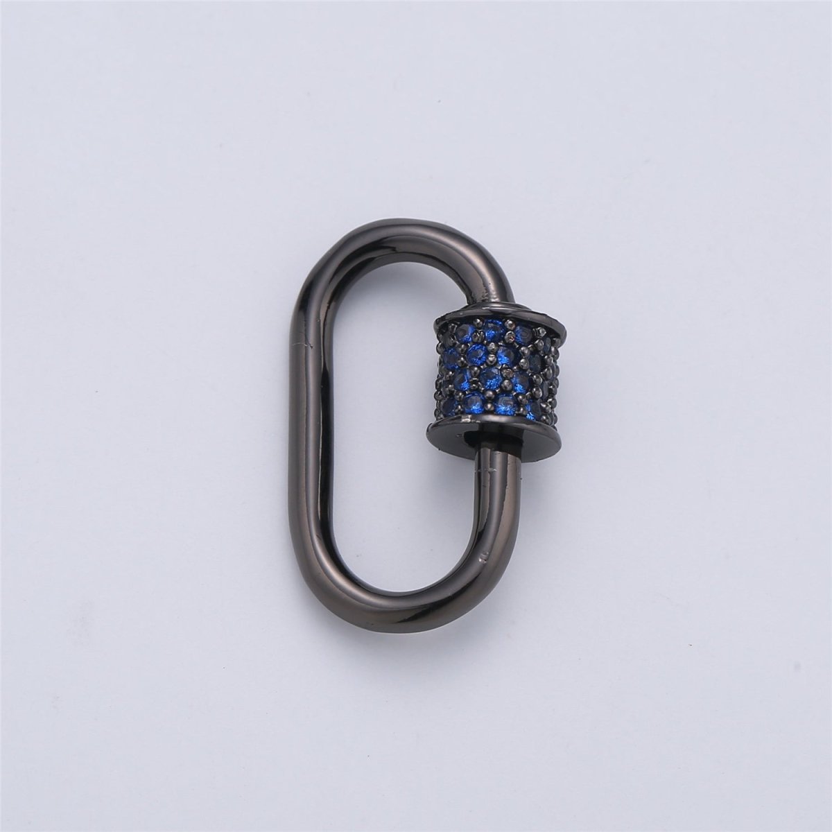Screw Lock Oval #6 Black K-131