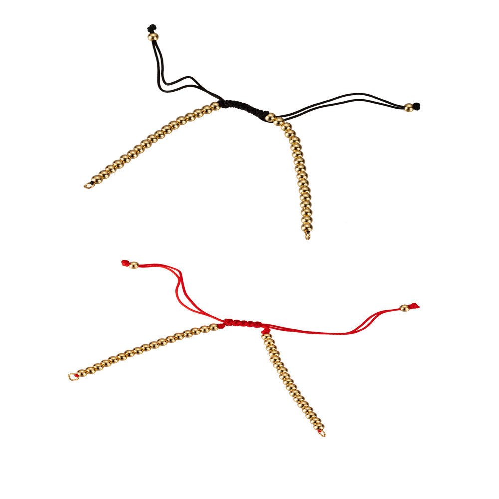 Semi Finished Adjustable Bracelet Cord Red String Bracelet fpr protection, faith, good luck, strength, and connection Jewelry Supply, K-513-K-516 - DLUXCA
