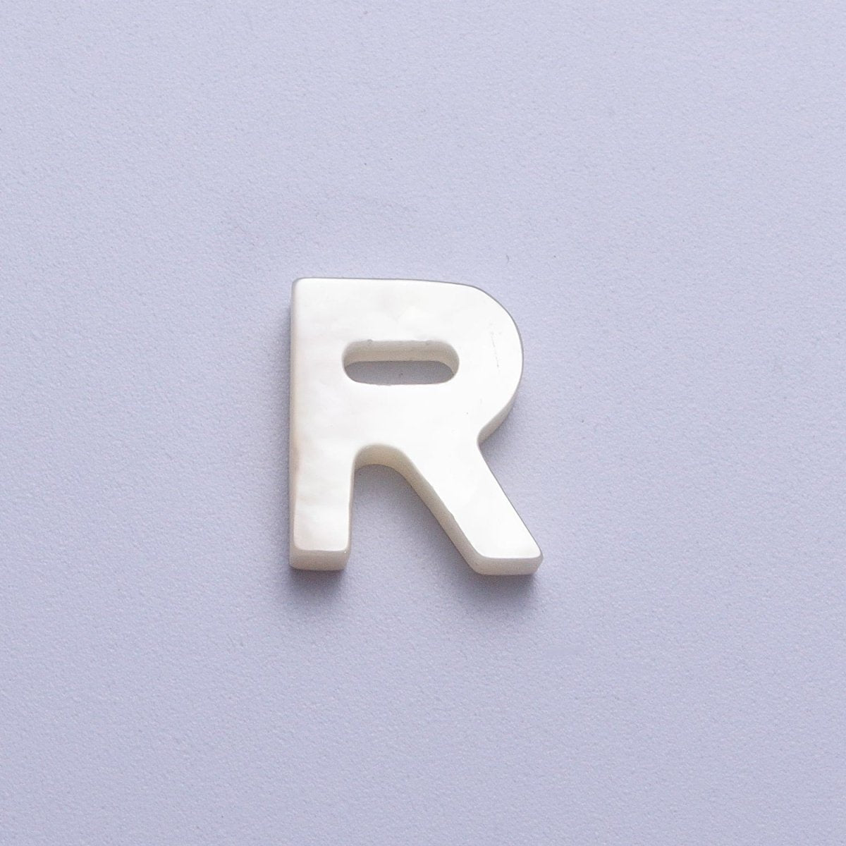 Shell Pearl Initial Alphabet Bead Jewelry Making Supply  A-292-A-304