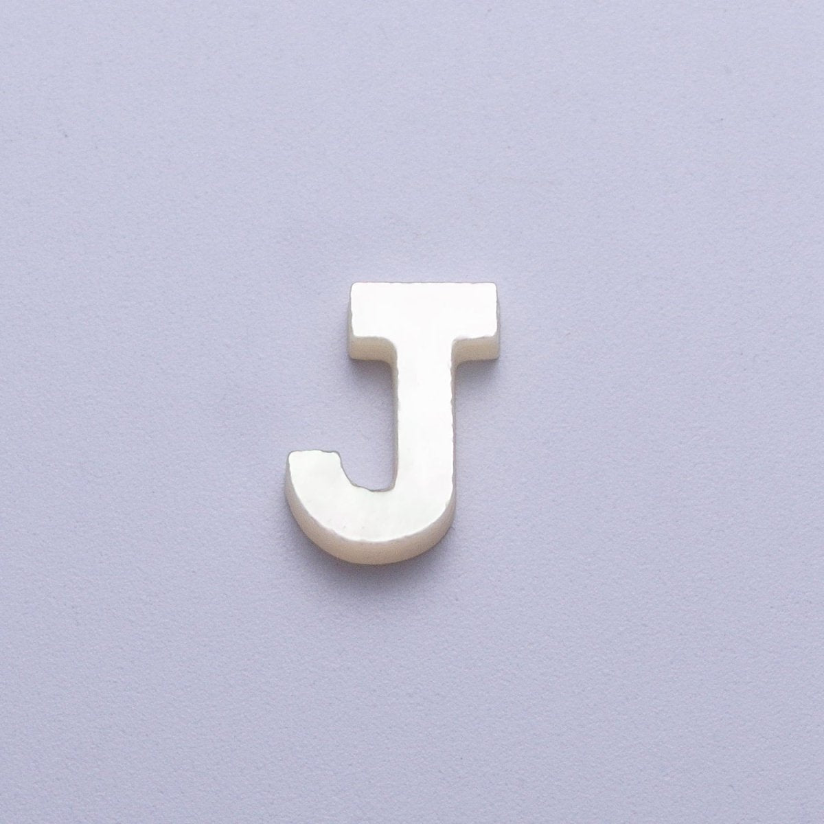 Shell Pearl Initial Alphabet Bead Jewelry Making Supply  A-292-A-304