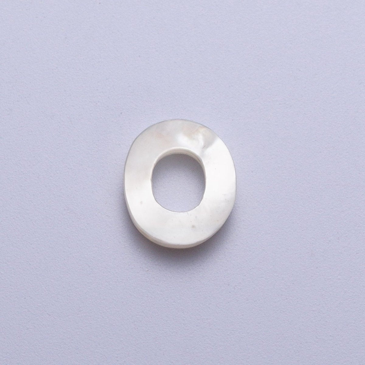 Shell Pearl Initial Alphabet Bead Jewelry Making Supply  A-292-A-304