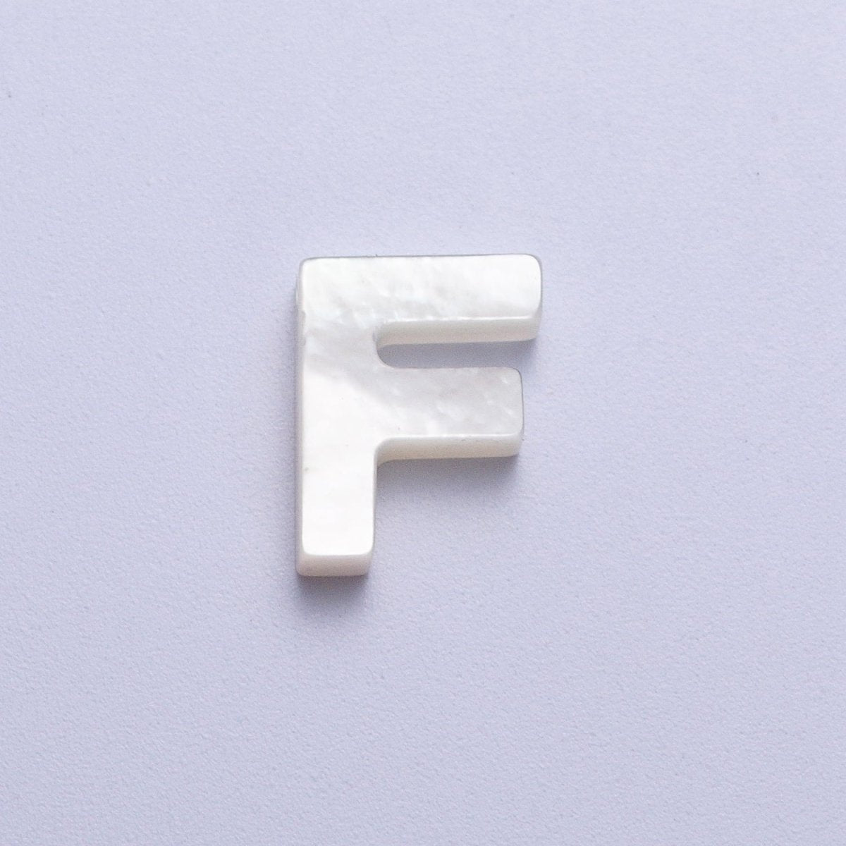 Shell Pearl Initial Alphabet Bead Jewelry Making Supply  A-292-A-304