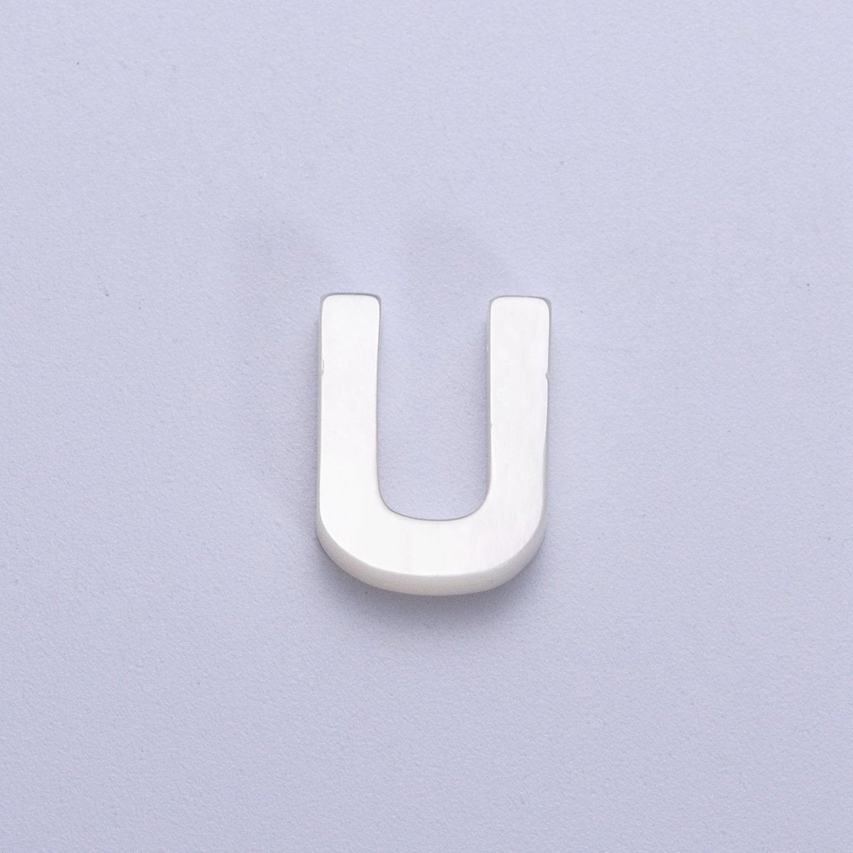 Shell Pearl Initial Alphabet Bead Jewelry Making Supply  A-292-A-304