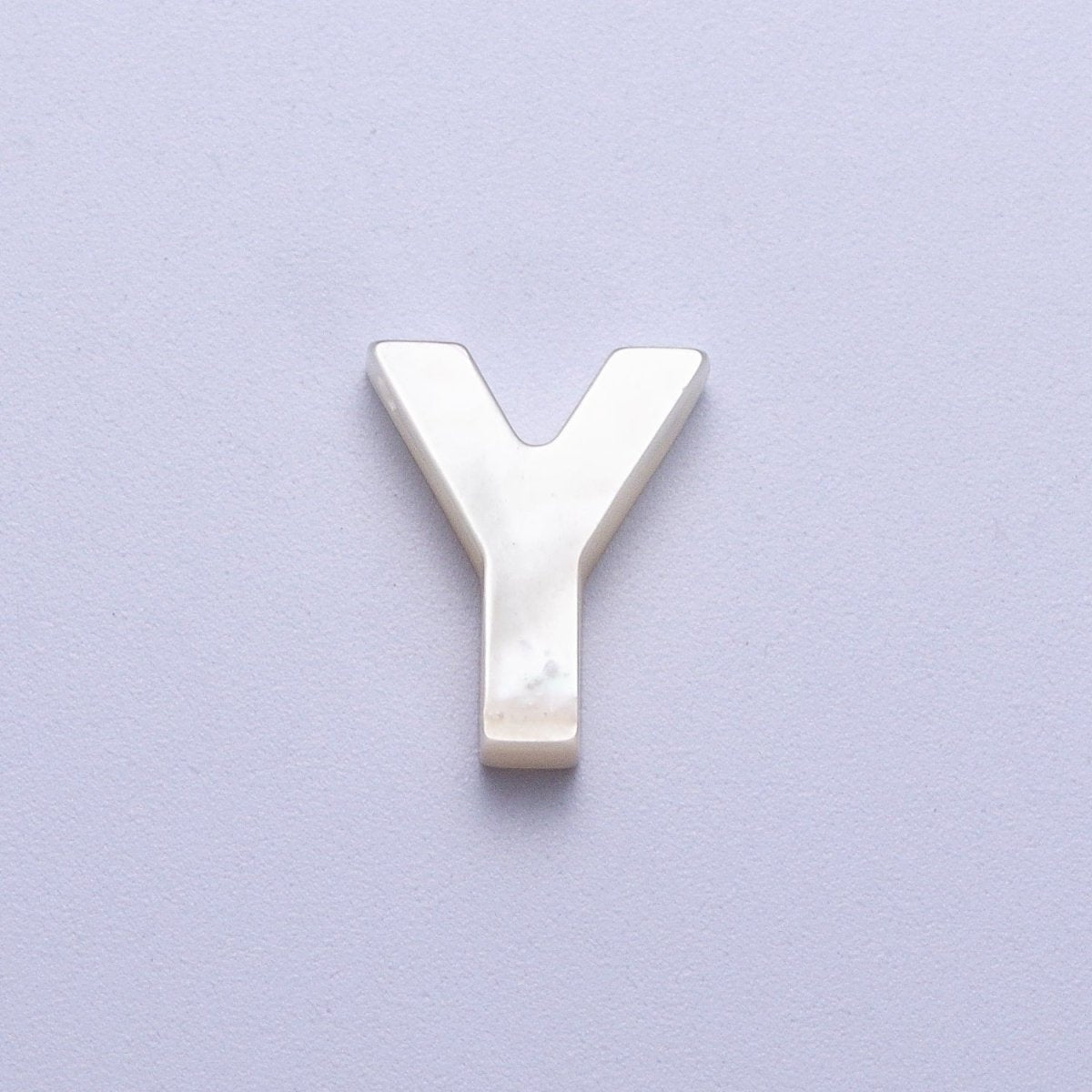 Shell Pearl Initial Alphabet Bead Jewelry Making Supply  A-292-A-304