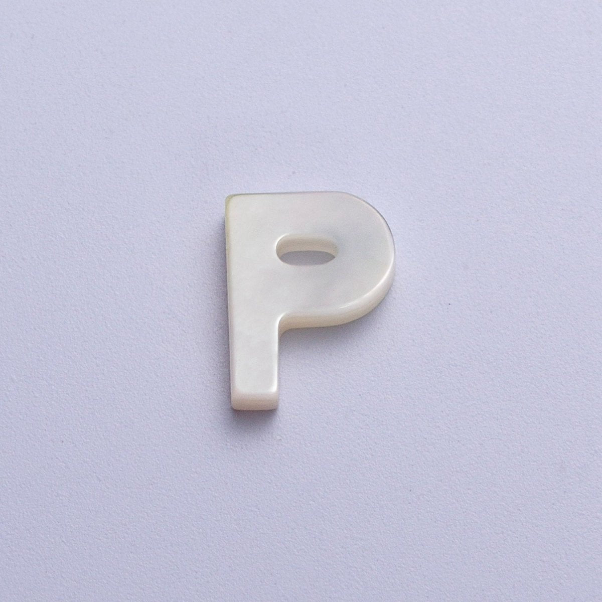 Shell Pearl Initial Alphabet Bead Jewelry Making Supply  A-292-A-304
