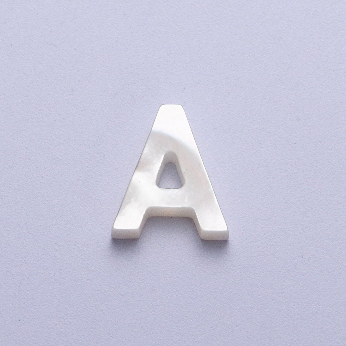 Shell Pearl Initial Alphabet Bead Jewelry Making Supply  A-292-A-304