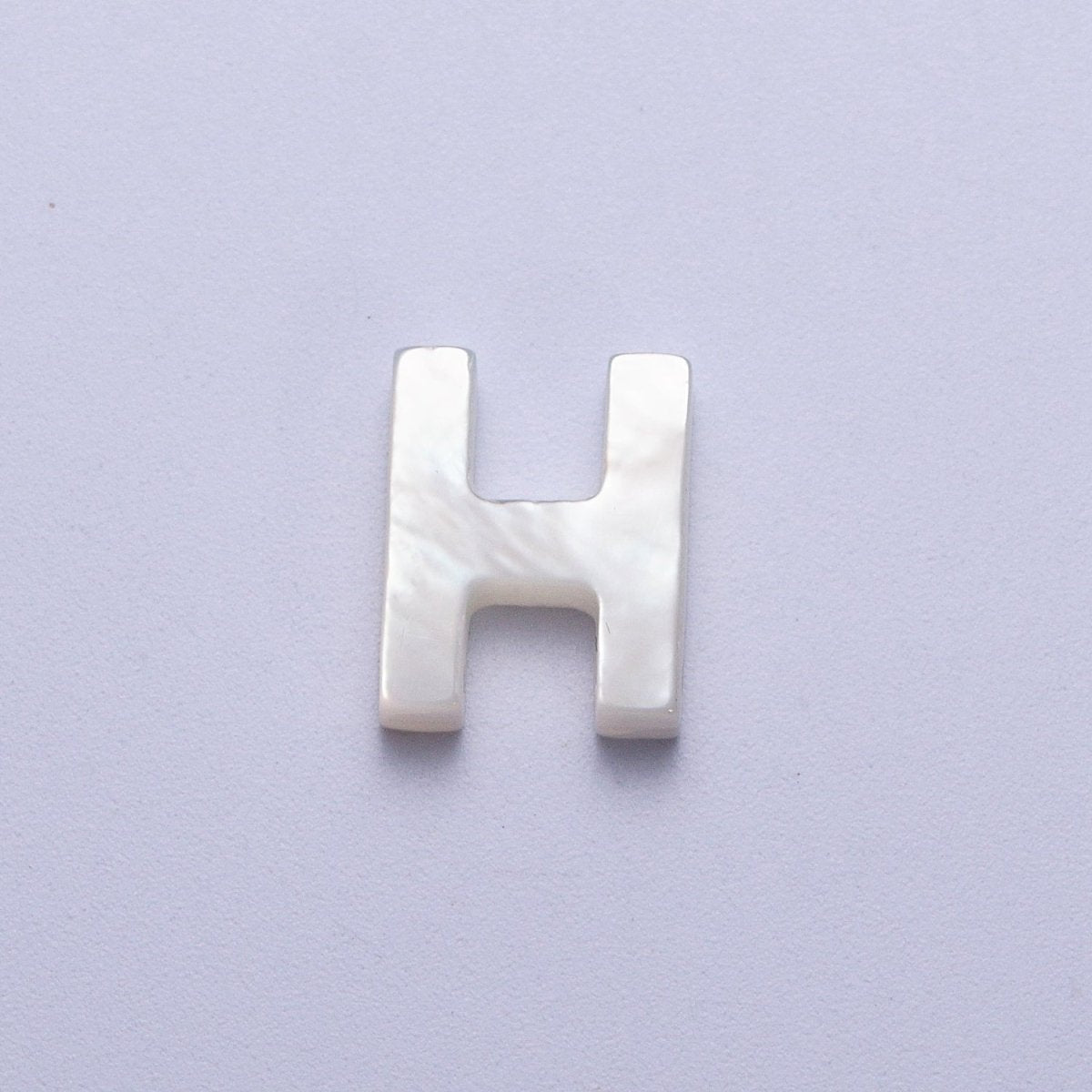 Shell Pearl Initial Alphabet Bead Jewelry Making Supply  A-292-A-304