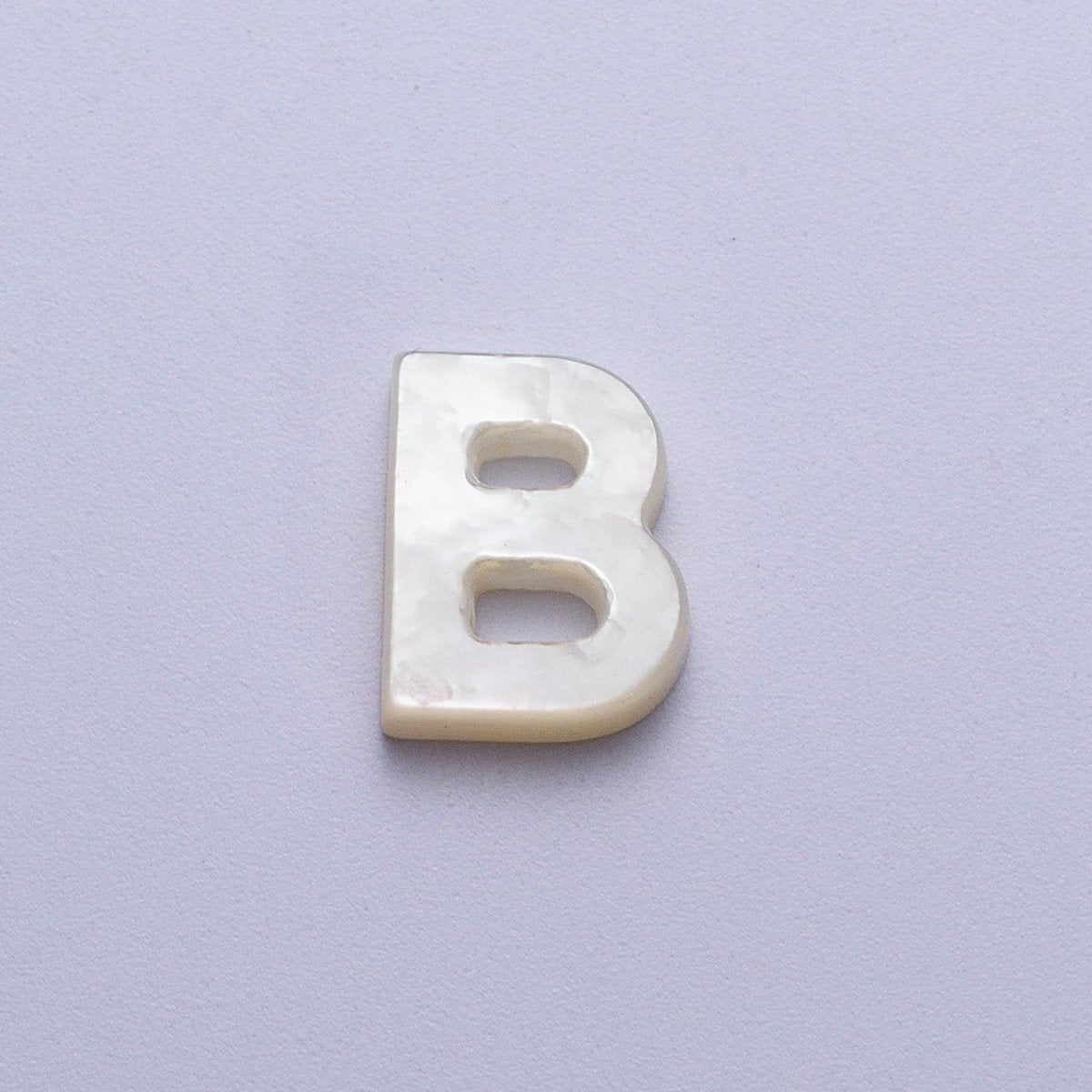 Shell Pearl Initial Alphabet Bead Jewelry Making Supply  A-292-A-304