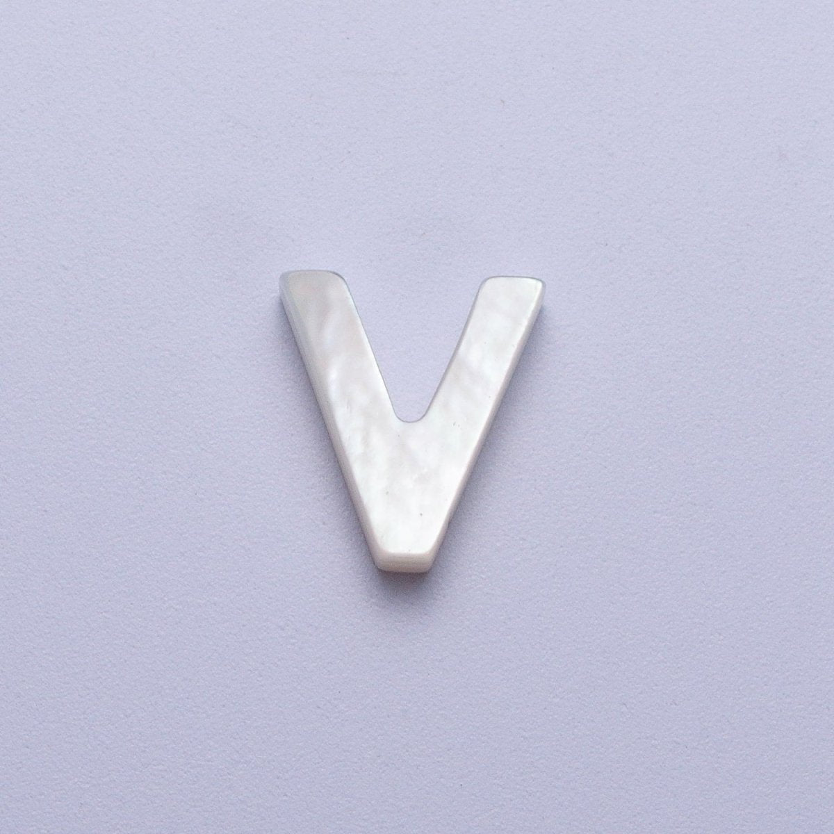 Shell Pearl Initial Alphabet Bead Jewelry Making Supply  A-292-A-304