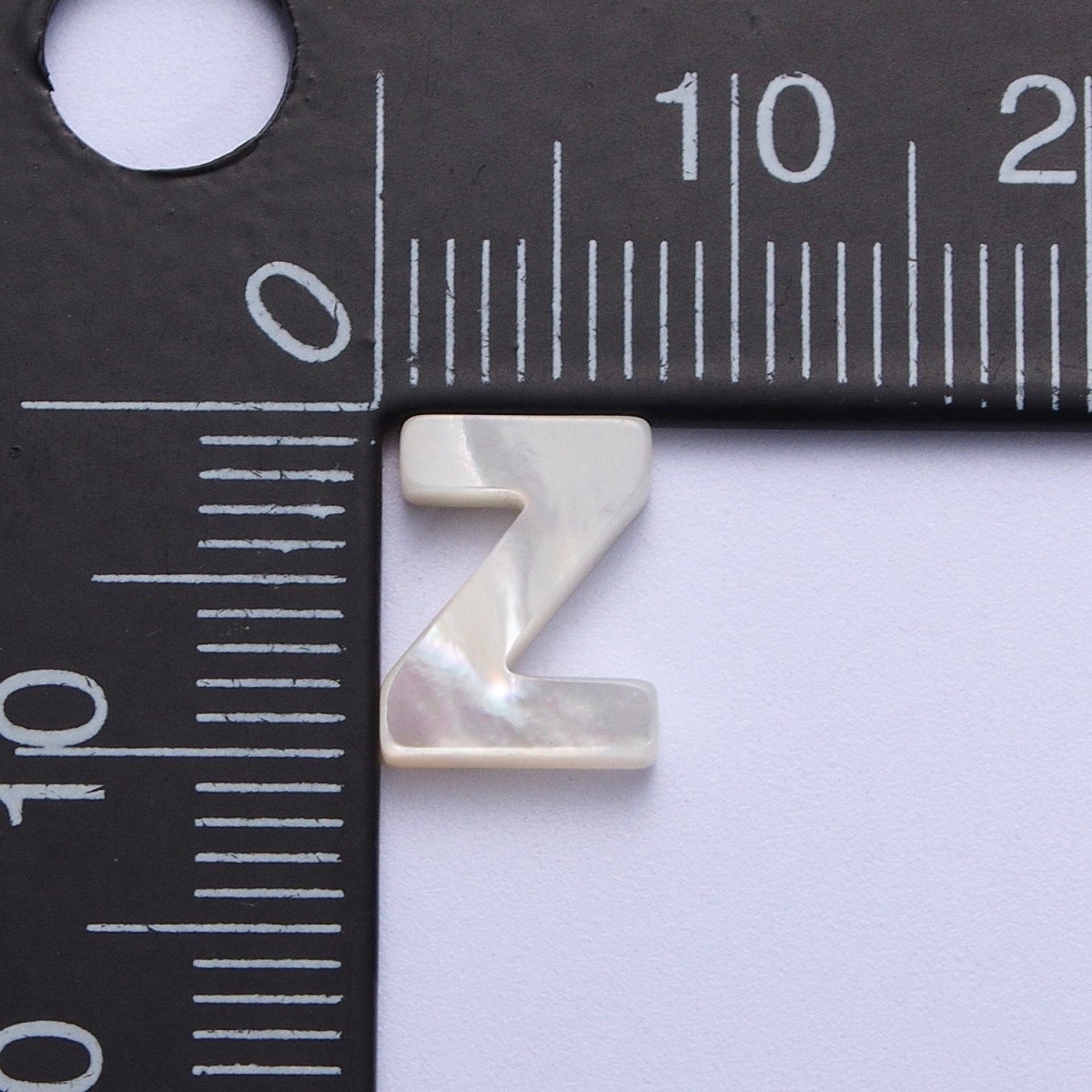 Shell Pearl Initial Alphabet Bead Jewelry Making Supply  A-292-A-304