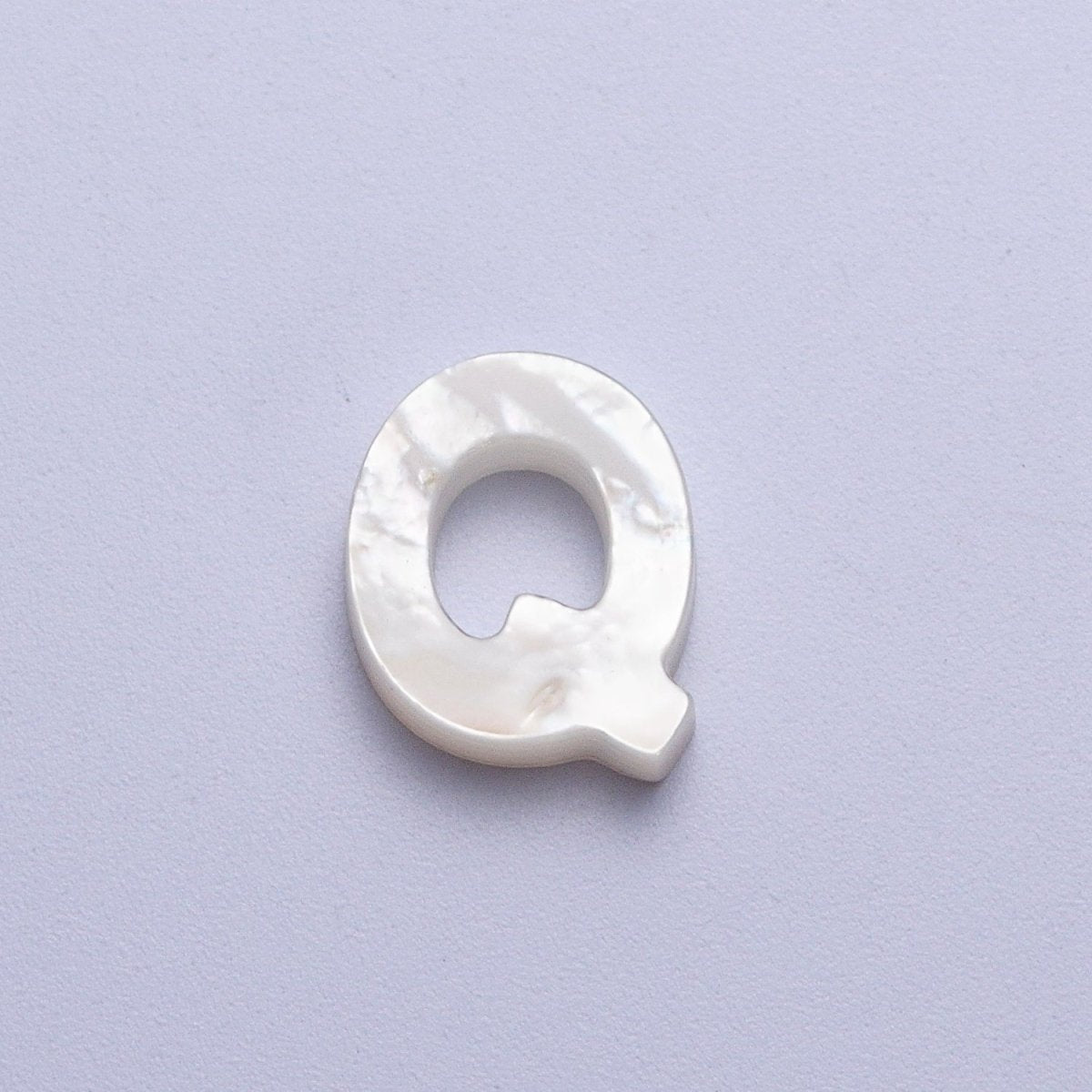 Shell Pearl Initial Alphabet Bead Jewelry Making Supply  A-292-A-304