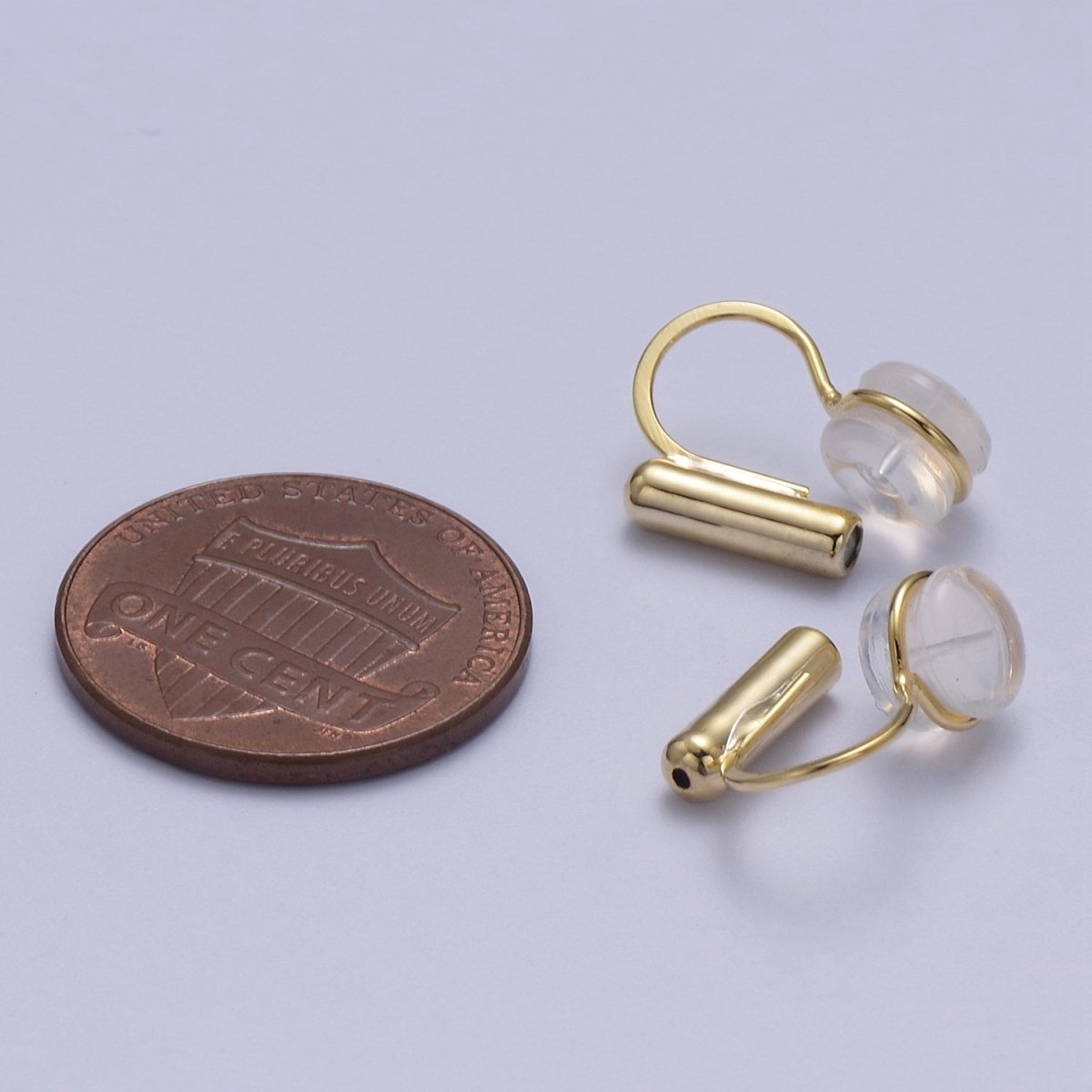 Silicone Earring Backings, Hypoallergenic Clip On Earring Backs For Jewelry Making, K-319 - DLUXCA