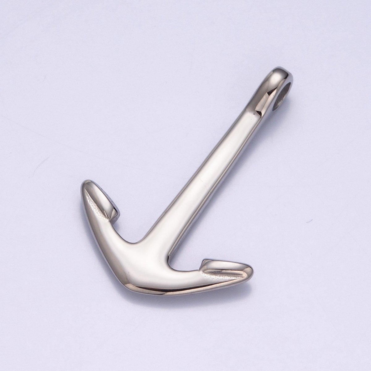 Silver Anchor Pendant Necklace For Man Jewelry Stainless Steel Finding Charm Sailor Ocean Inspired X-629 X-630