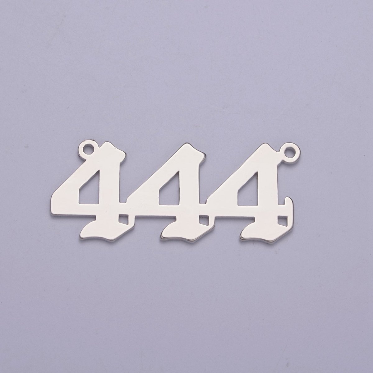Silver Angel Number Charm Connector Lucky Number for Necklace Bracelet Component | G605-609