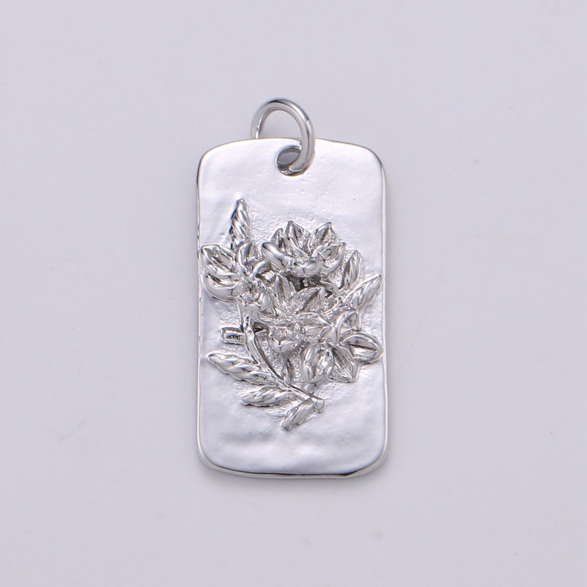 Silver Flower Charms, Wild Flower Pendant, Dainty Flower Charm, Small SunFlower Daisy, Hibiscus Charm for Necklace Floral Flower Jewelry D-844 TO D-852