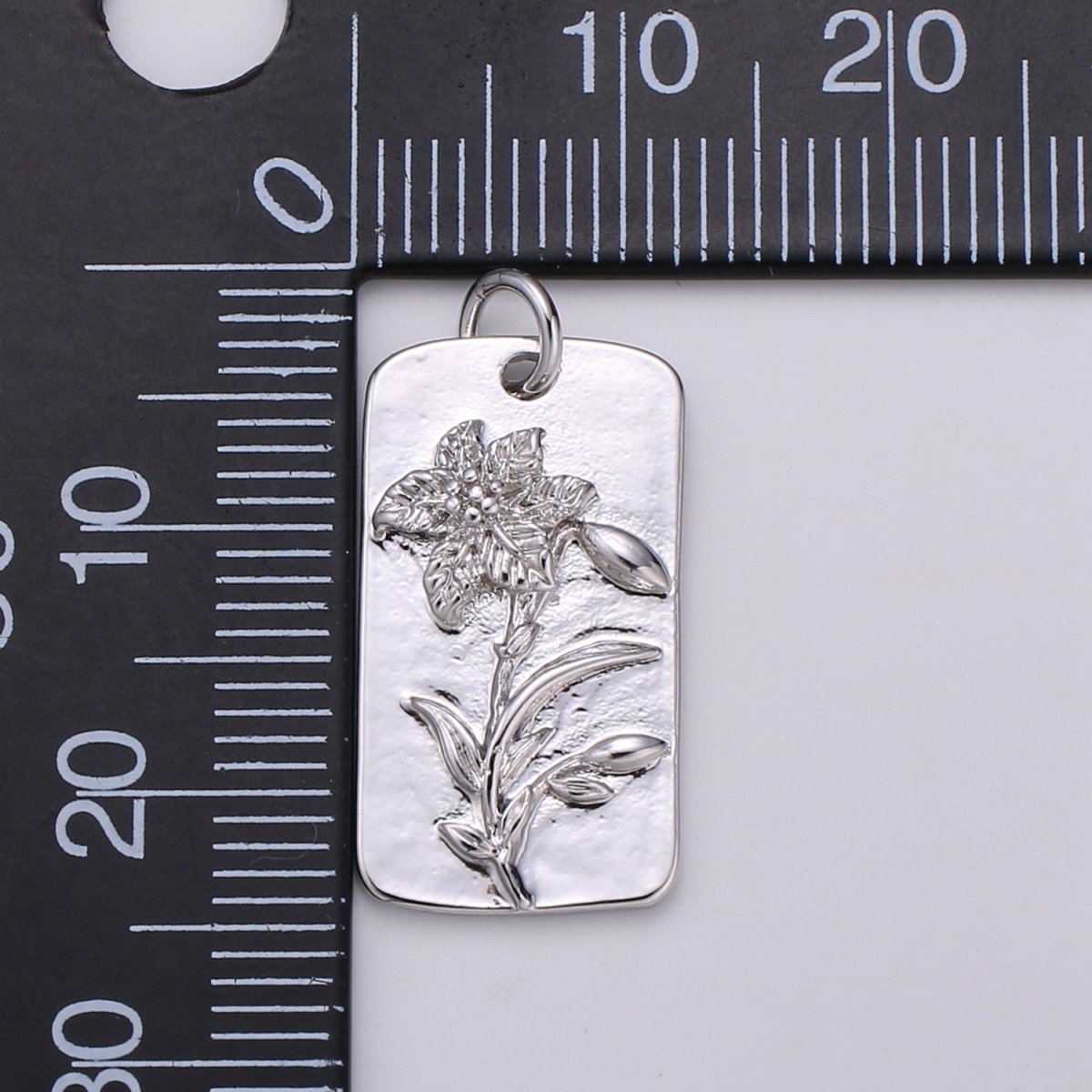 Silver Flower Charms, Wild Flower Pendant, Dainty Flower Charm, Small SunFlower Daisy, Hibiscus Charm for Necklace Floral Flower Jewelry D-844 TO D-852