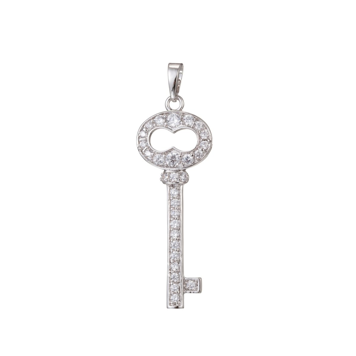 Silver Gold Filled Key Pendants I-458 - DLUXCA