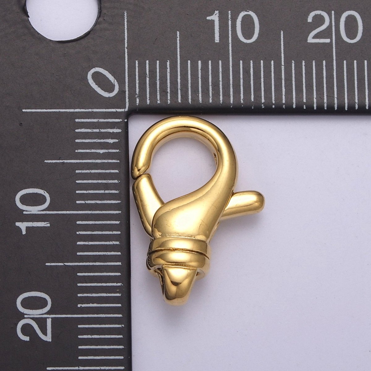 Silver / Gold Lobster Clasps - Teardrop 24K Gold Filled Clasp for Jewelry Making Findings L-588  L-589
