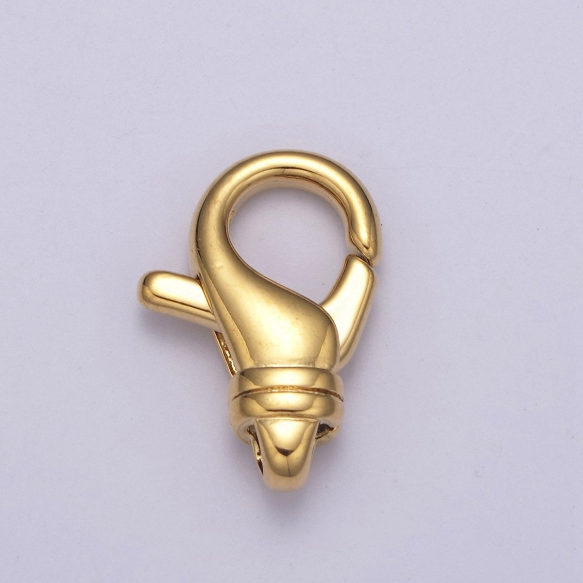 Silver / Gold Lobster Clasps - Teardrop 24K Gold Filled Clasp for Jewelry Making Findings L-588  L-589