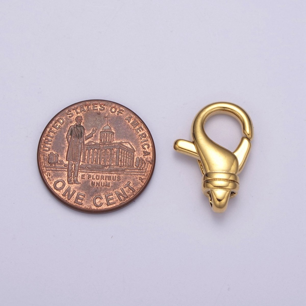 Silver / Gold Lobster Clasps - Teardrop 24K Gold Filled Clasp for Jewelry Making Findings L-588  L-589