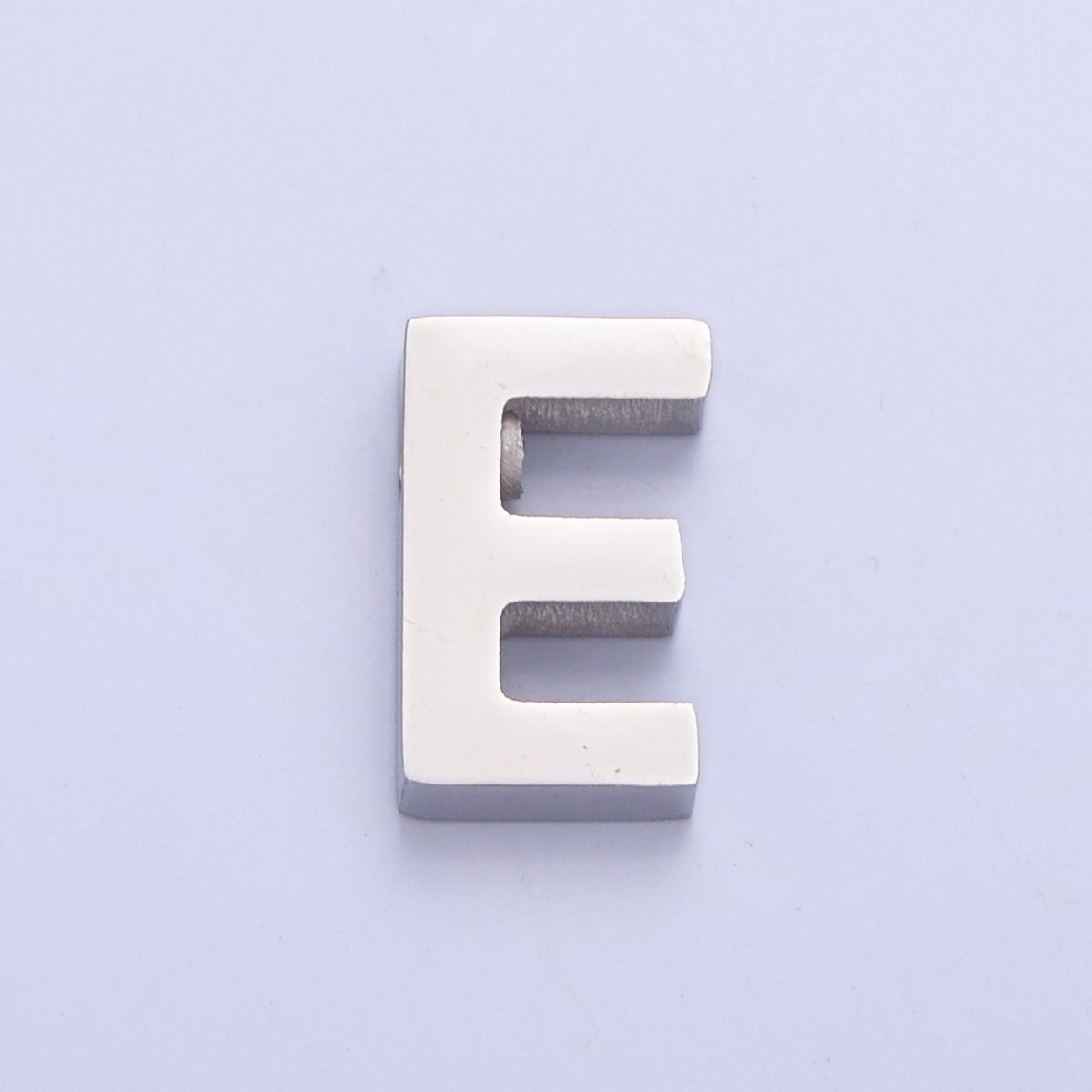 Silver Initial Alphabet Bead Charm For DIY Necklace Making, A-A1682-A-A1694