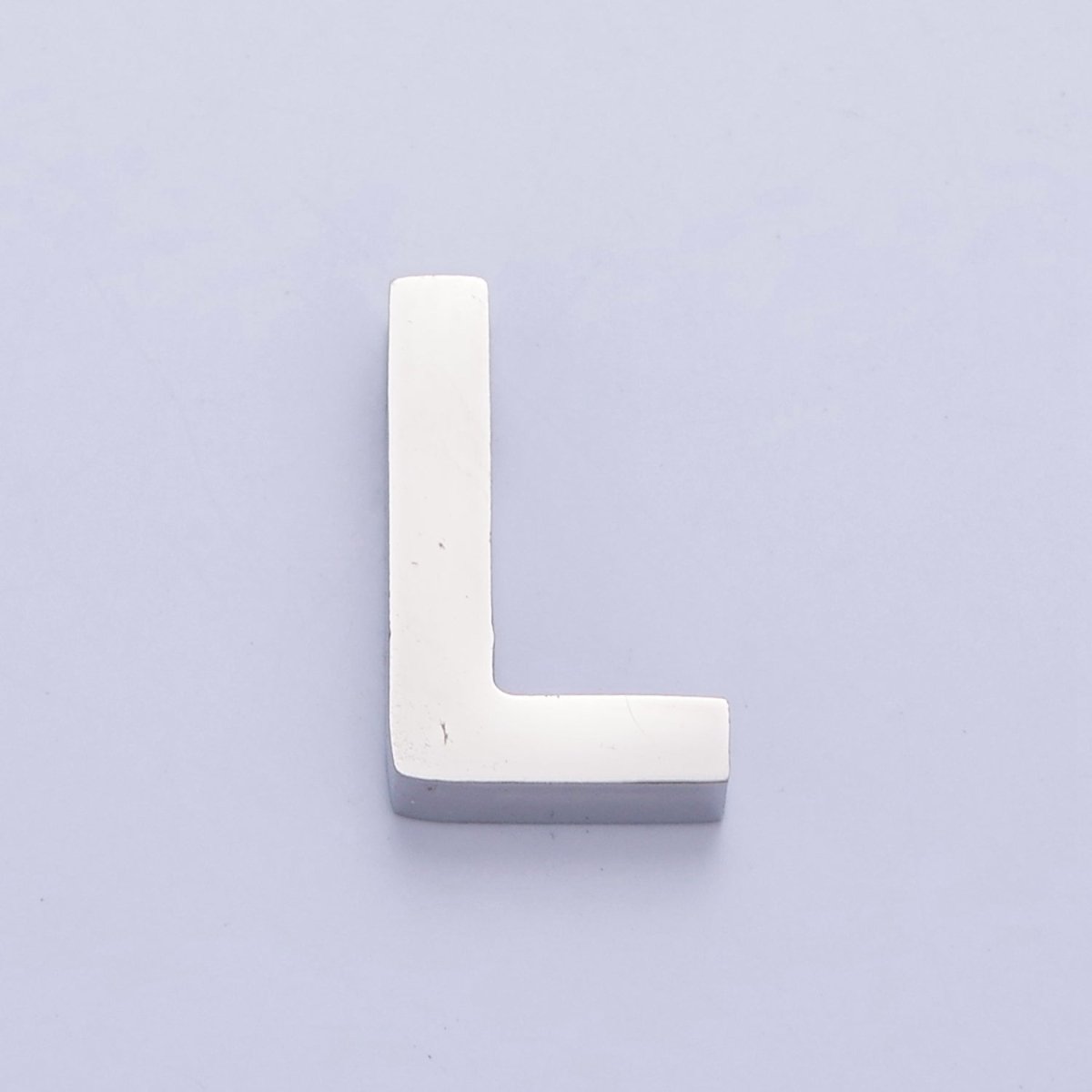 Silver Initial Alphabet Bead Charm For DIY Necklace Making, A-A1682-A-A1694